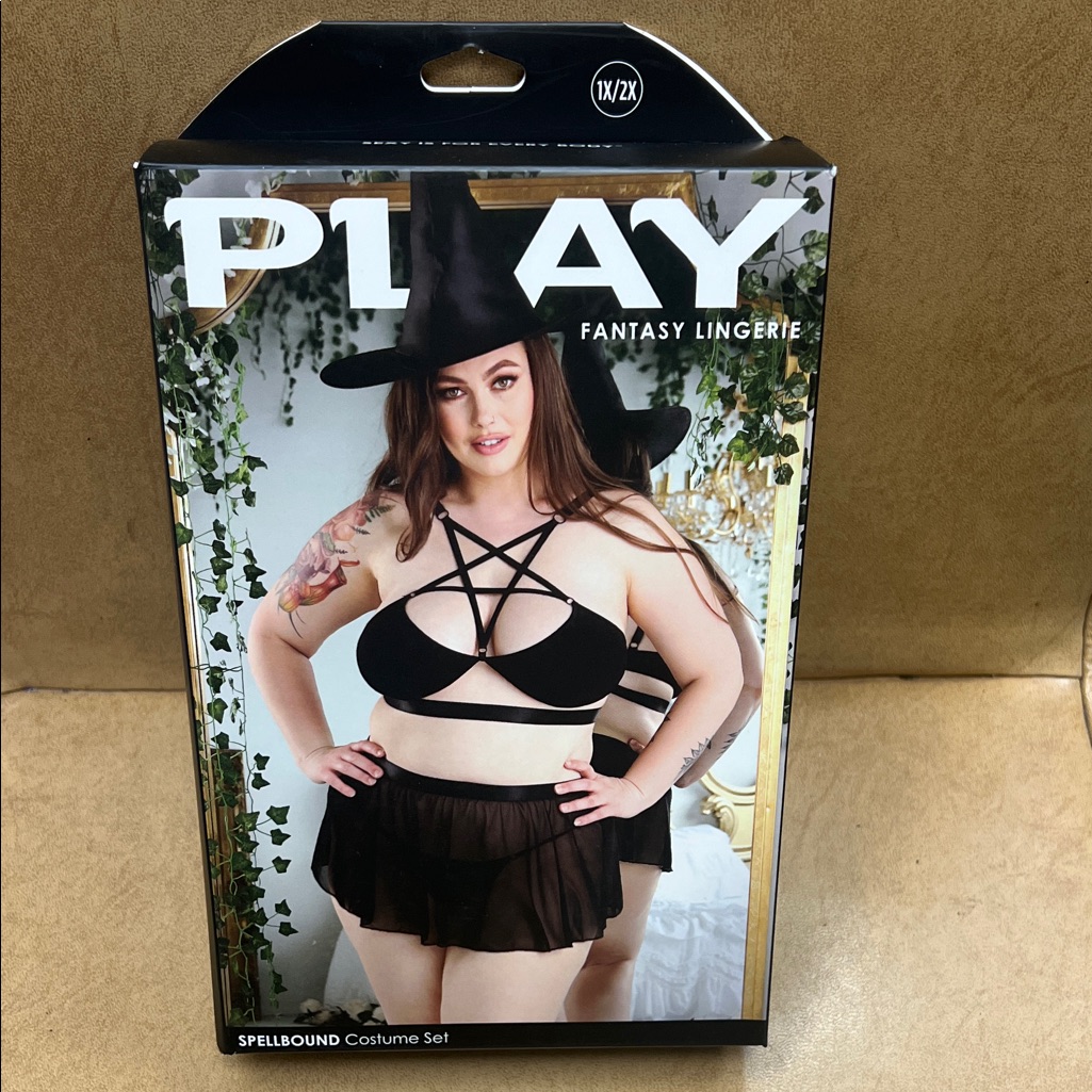 Play Fantasy Lingerie Spellbound Black Costume Set
